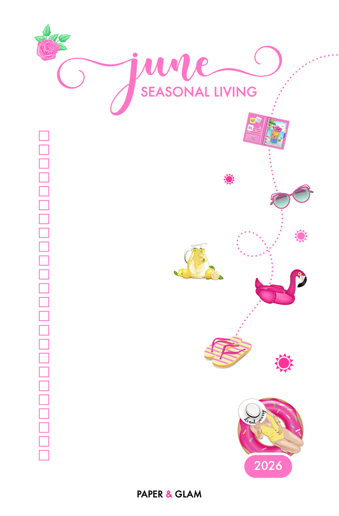 June Seasonal Living List