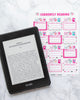 Currently Reading Planner Stickers by Paper & Glam