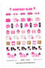 Everyday Glam August Planner Stickers