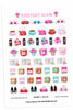 Everyday Glam February Planner Stickers