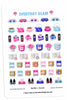 Everyday Glam January Planner Stickers