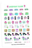 Everyday Glam March Planner Stickers