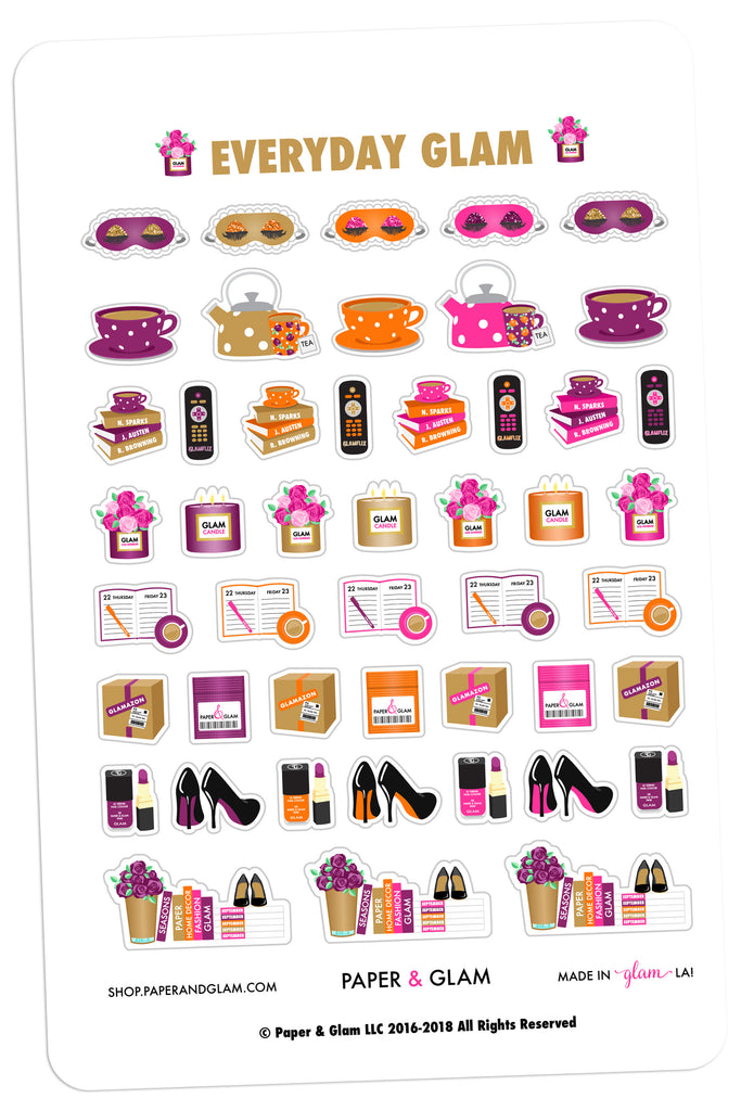 Everyday Glam November Planner Stickers