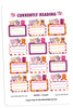 Currently Reading Fall Planner Stickers