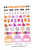 Glam About Town October Planner Stickers