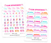 Glam Appointments Digital Planner Stickers