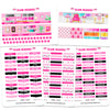 Glam August Headers Digital Planner Stickers - Paper & Glam