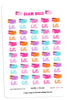 Glam Bills Digital Planner Stickers