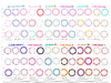 Glam Circles 365 Planner Stickers