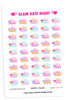 Glam Date Night Digital Planner Stickers