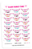 Glam Family Time Digital Planner Stickers