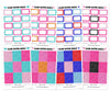 Glam Glitter Summer Basics Planner Stickers
