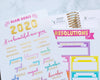 Glam Goals Planner Stickers by Paper & Glam