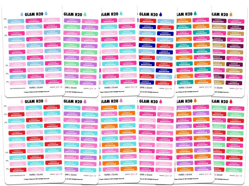 Glam H2o 365 Digital Planner Stickers