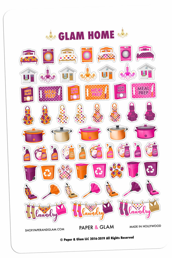 Glam Home November Planner Stickers