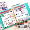 Glam July Headers Planner Stickers by Paper & Glam