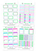 Glam Basics March Digital Planner Stickers