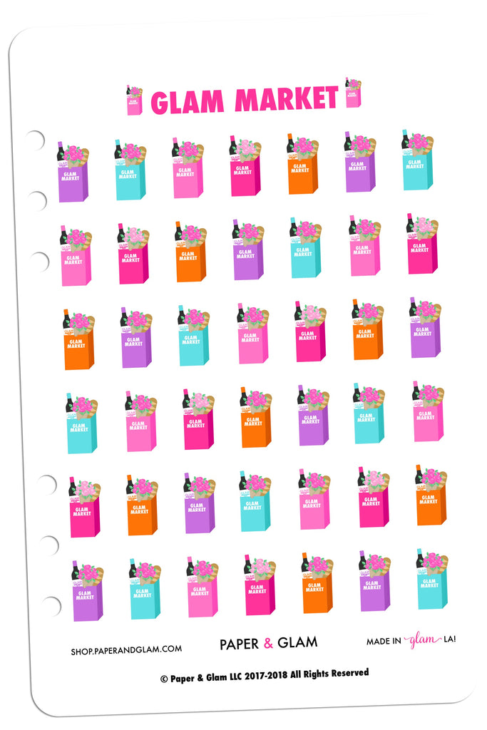 Glam Market Digital Planner Stickers