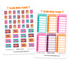 Glam Fall Meal Plan Digital Planner Stickers