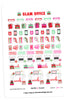 Glam Office December Planner Stickers