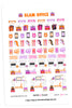 Glam Office October Planner Stickers