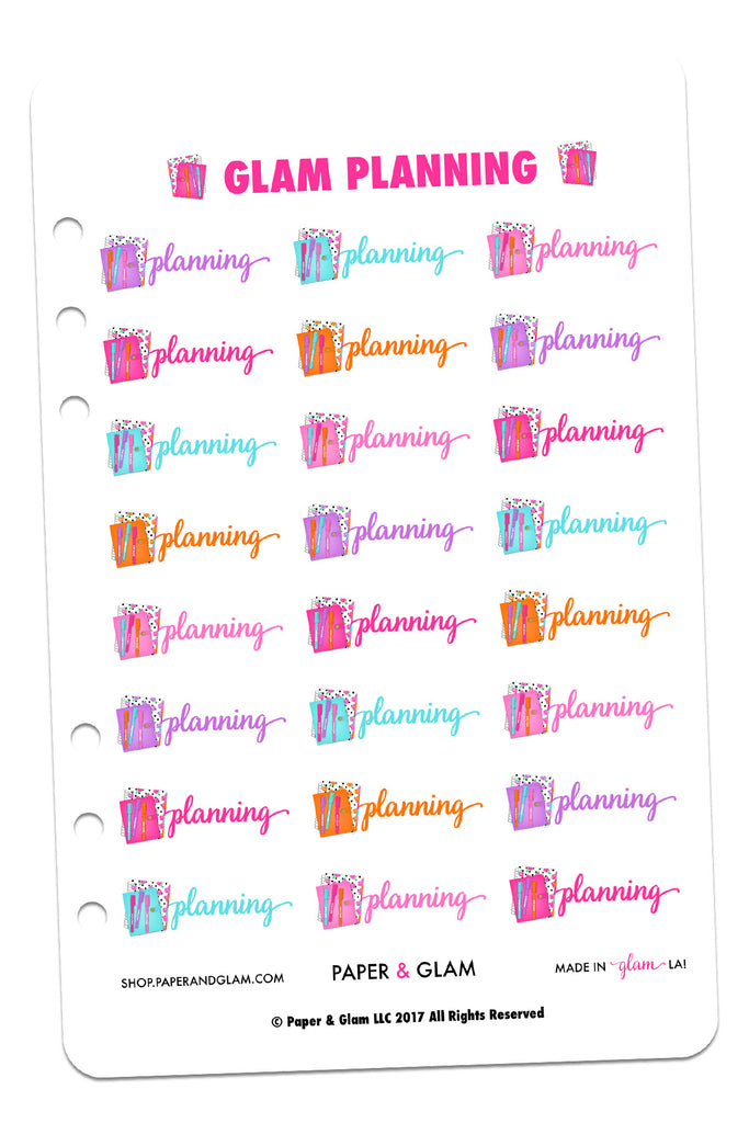 Glam Planning Digital Planner Stickers