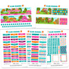 Glam September Headers Digital Planner Stickers - Paper & Glam