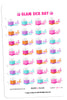Glam Sick Day Digital Planner Stickers