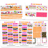 Gold Foil Glam October Headers Planner Stickers - Paper & Glam