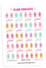 Glam Podcasts Digital Planner Stickers
