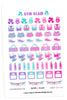 Gym Glam April Planner Stickers