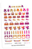 Gym Glam November Planner Stickers