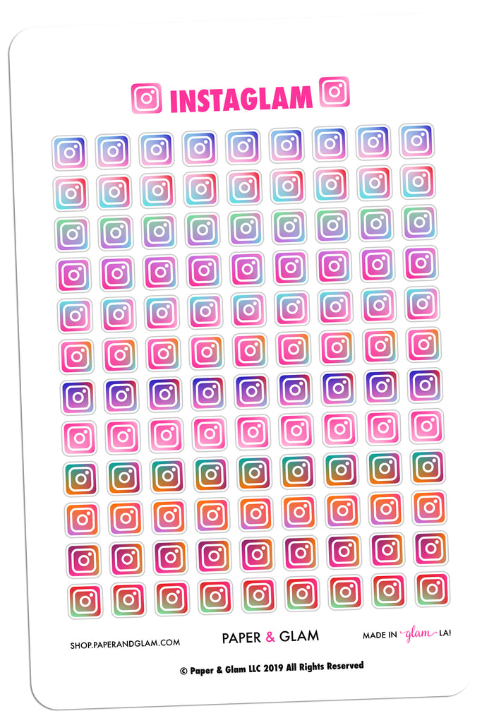Instaglam Digital Planner Stickers