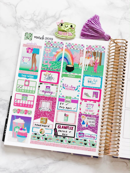 Glam New Year Weekly Kit Digital Planner Stickers – Paper & Glam