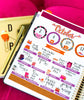 Glam Circles 365 Planner Stickers