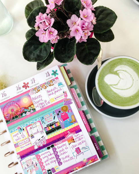 Glam Festival Weekly Kit Planner Stickers – Paper & Glam | Planners ...