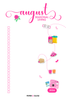 August Seasonal Living List
