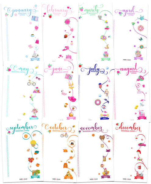 2027 Seasonal Living Lists - PREORDER