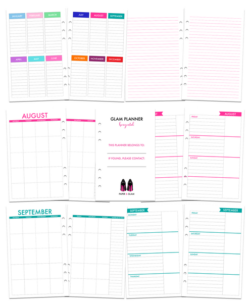 Digital Glam Planner® Horizontal