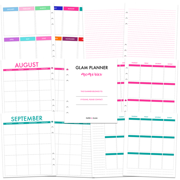 Glam Planner® Memories