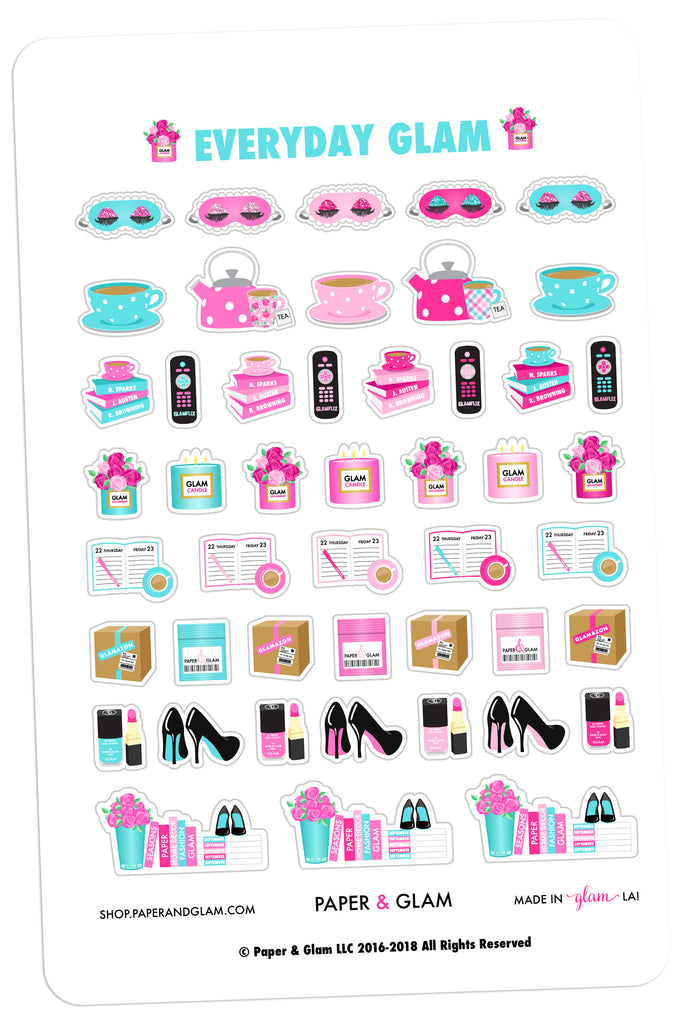 Everyday Glam May Planner Stickers
