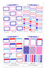 July Basics Planner Stickers