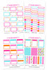 Glam June Basics Planner Stickers