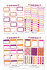Glam November Basics Planner Stickers - Paper & Glam