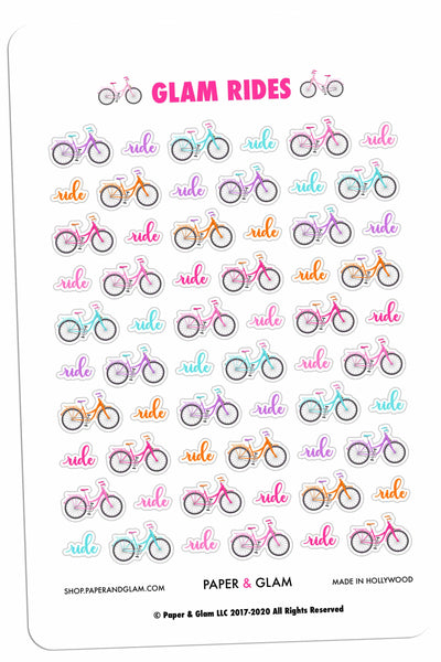 Glam Rides Planner Stickers