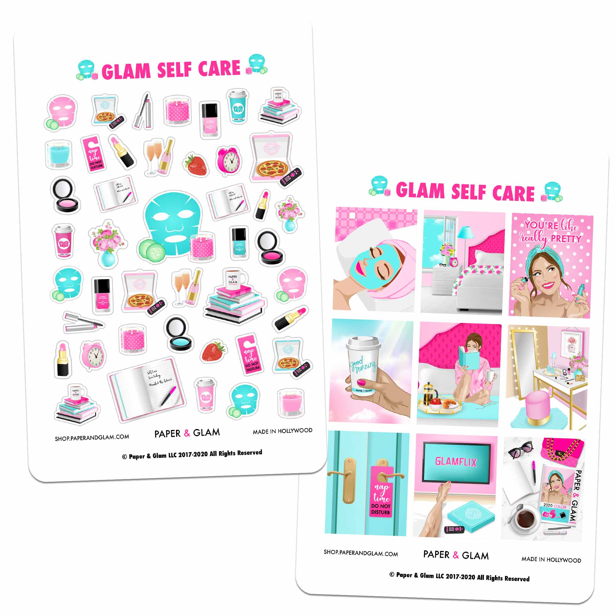 Glam Date Night Digital Planner Stickers – Paper & Glam