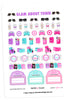 Glam About Town April Planner Stickers