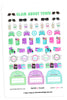 Glam About Town March Planner Stickers