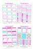 Glam April Basics Planner Stickers