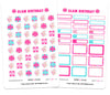 Glam Birthday Digital Planner Stickers